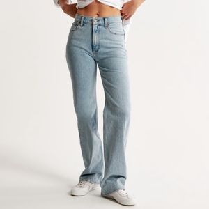 Abercrombie 90s relaxed jean high rise 2 x-long